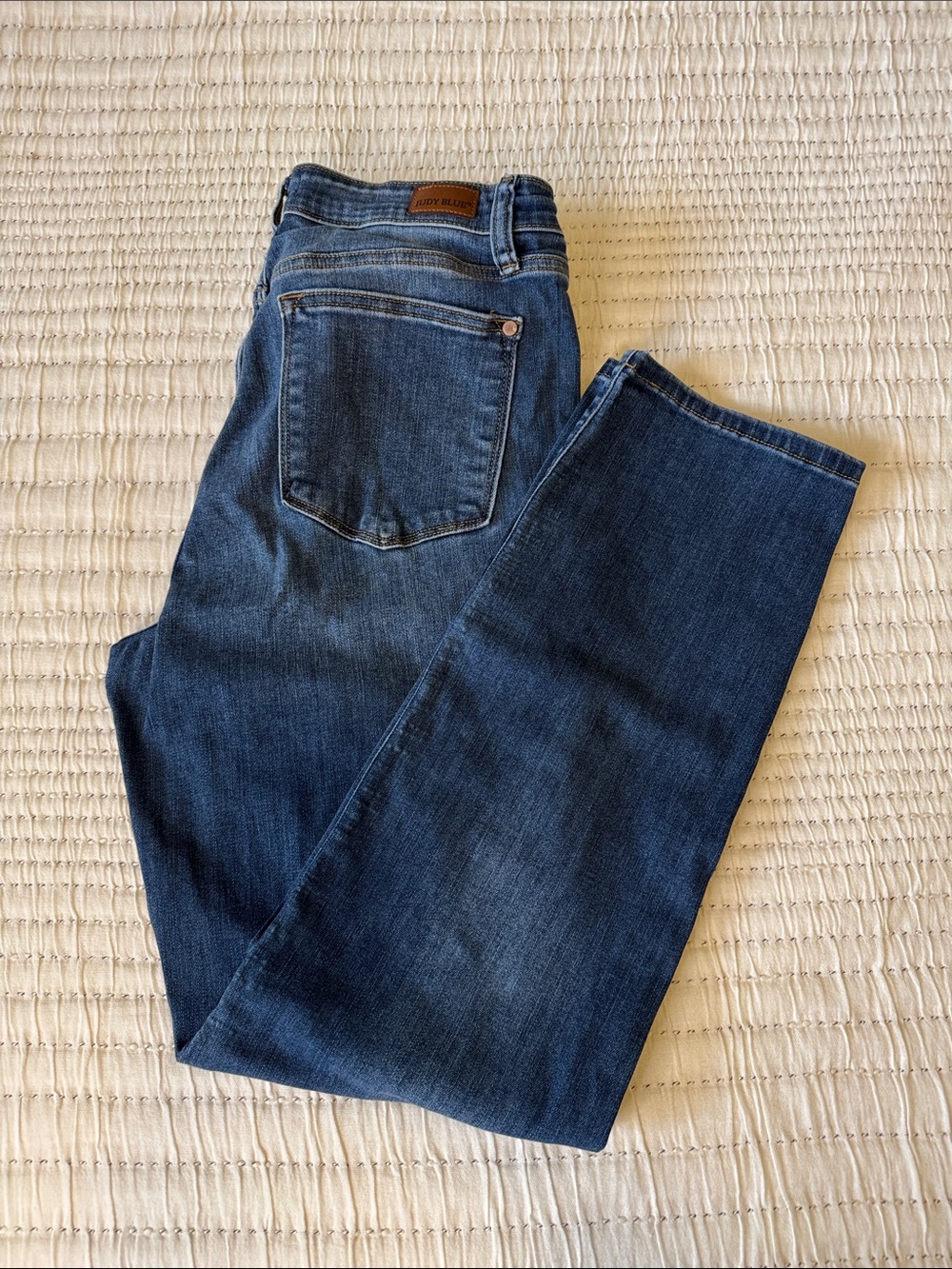 Judy Blue Dark Blue Straight Leg Women's Jeans
